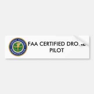 PEGATINA PARA EL PARACHOQUES CERTIFICADA FAA DEL