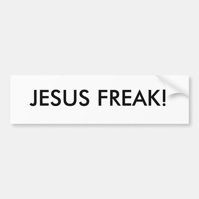 PEGATINA PARA EL PARACHOQUES CRISTIANA (Frente)