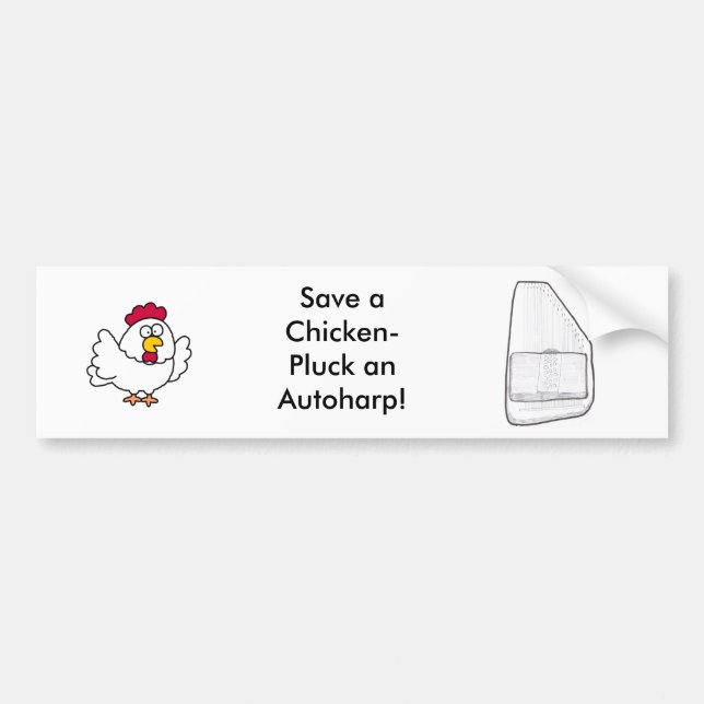 Pegatina para el parachoques de Autoharp (Frente)