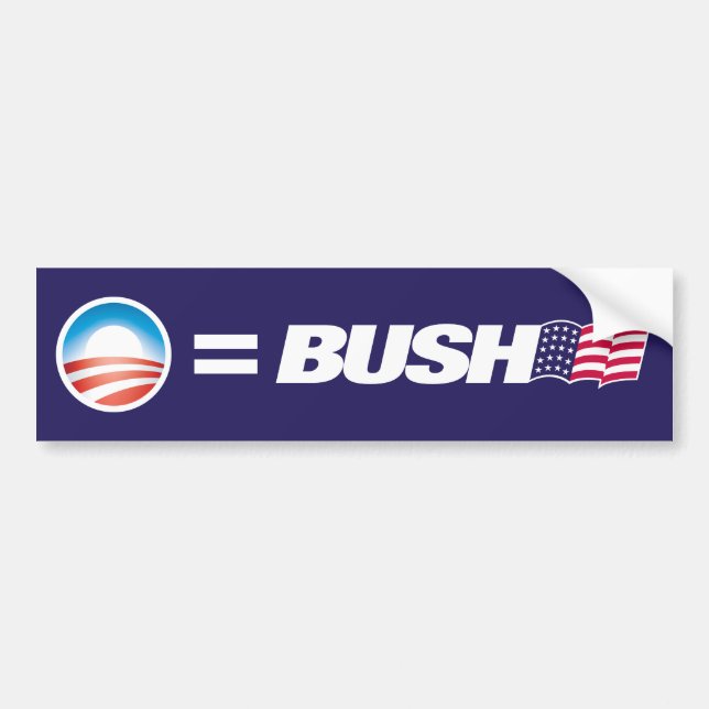 Pegatina para el parachoques de Bush de los (Frente)