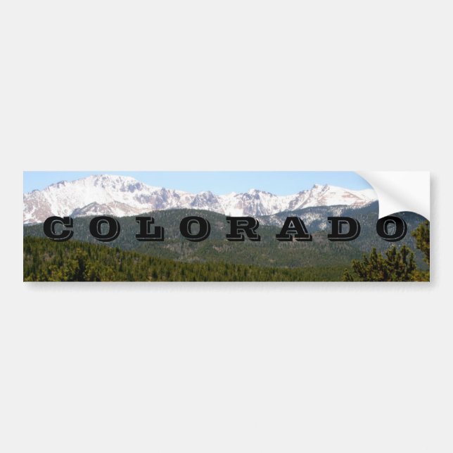 Pegatina para el parachoques de Colorado (Frente)