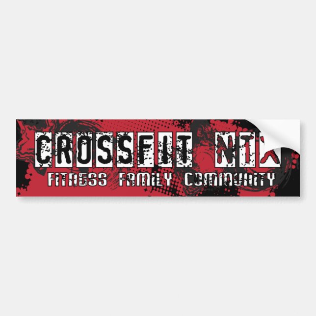Pegatina para el parachoques de CrossFit NTX (Frente)