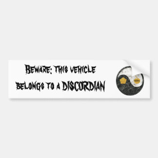 Pegatina para el parachoques de Discordian