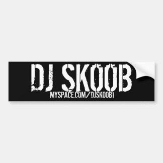 PEGATINA PARA EL PARACHOQUES DE DJ SKOOB