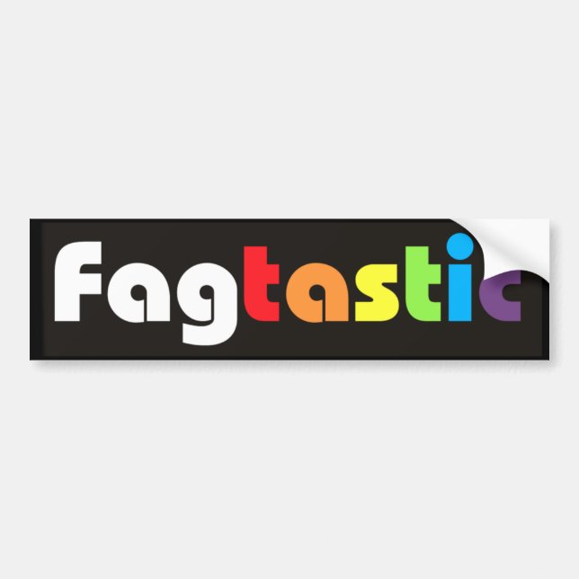 Pegatina para el parachoques de Fagtastic (Frente)
