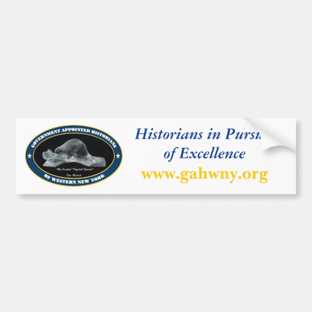 Pegatina para el parachoques de GAHWNY (Frente)