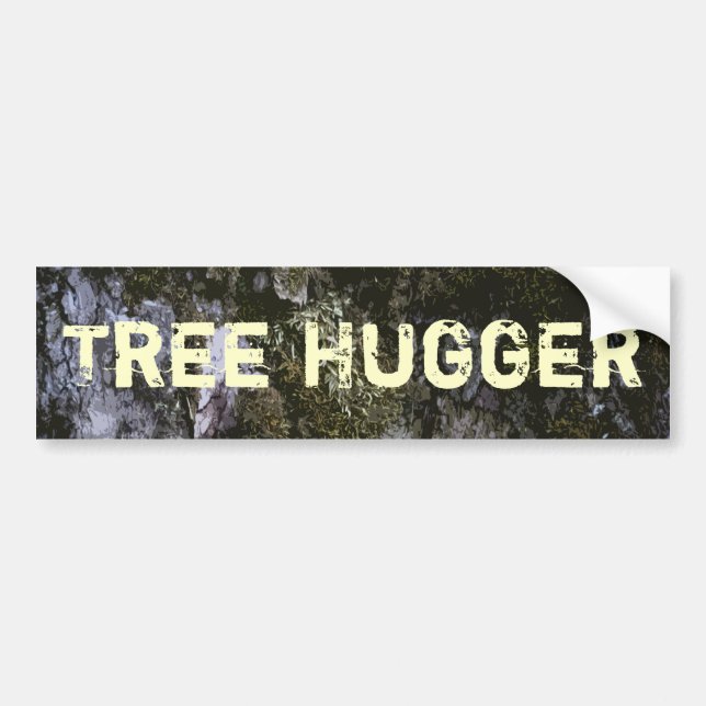 Pegatina para el parachoques de Hugger del árbol (Frente)