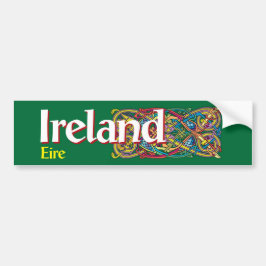 Pegatina para el parachoques de Irlanda