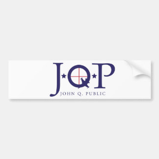 Pegatina para el parachoques de JQP