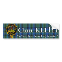 Pegatina para el parachoques de Keith del clan