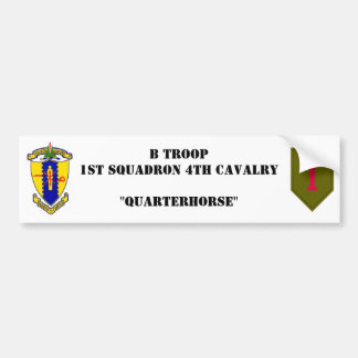 Pegatina para el parachoques de la B-Tropa