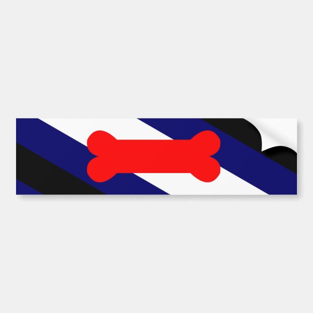 Pegatina para el parachoques de la bandera del (Frente)