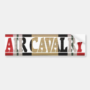 Pegatina para el parachoques de la caballería de