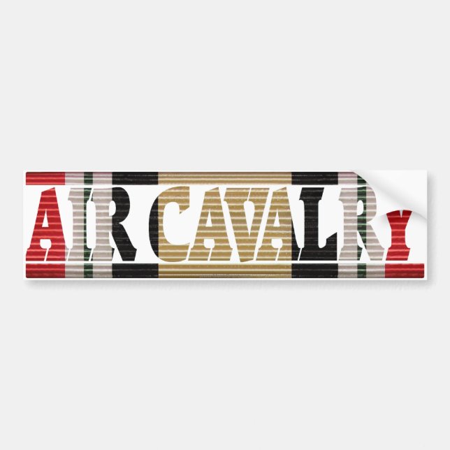 Pegatina para el parachoques de la caballería de (Frente)