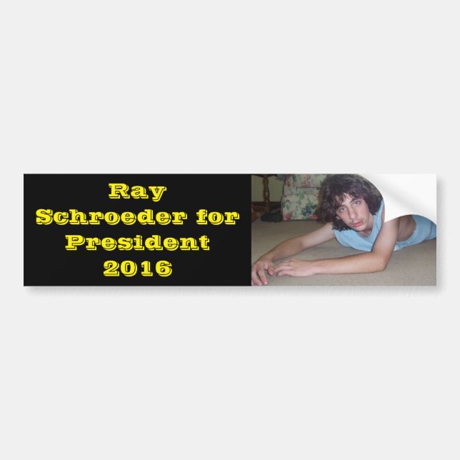 Pegatina para el parachoques de la elección (Frente)