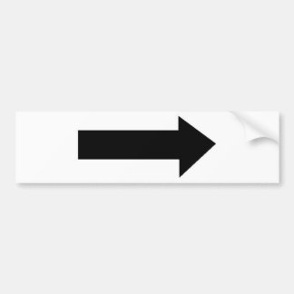 pegatina para el parachoques de la flecha