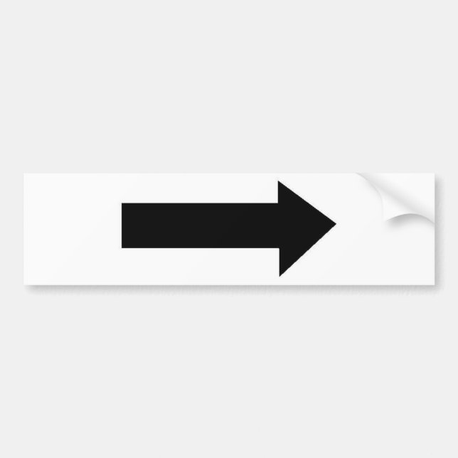 pegatina para el parachoques de la flecha (Frente)