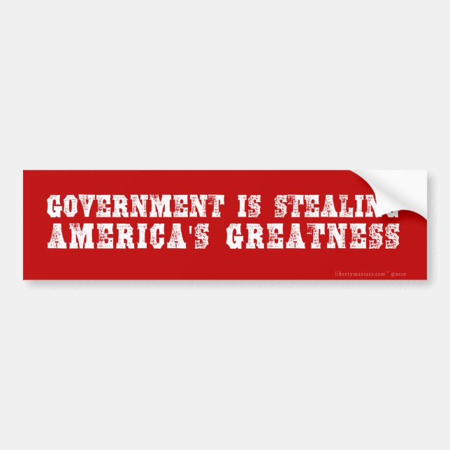 Pegatina para el parachoques de la grandeza de (Frente)
