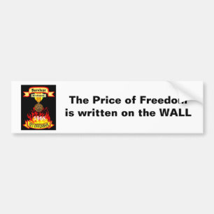 Pegatina para el parachoques de la ofensiva de