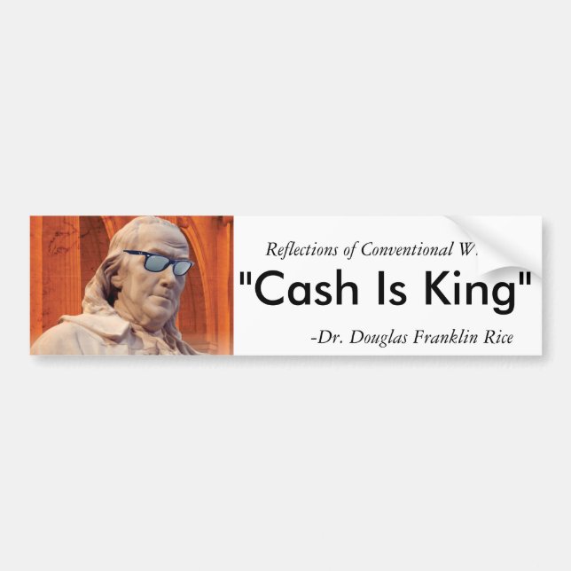 Pegatina para el parachoques de la sabiduría (Frente)