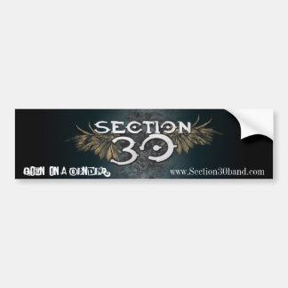 Pegatina para el parachoques de la sección 30