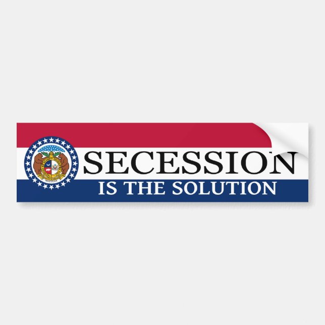 Pegatina para el parachoques de la secesión de (Frente)
