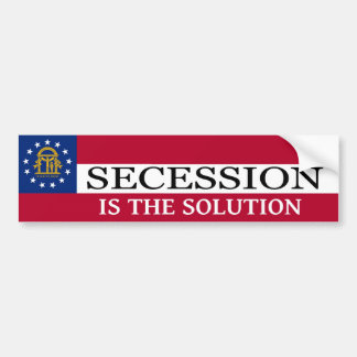 Pegatina para el parachoques de la secesión de