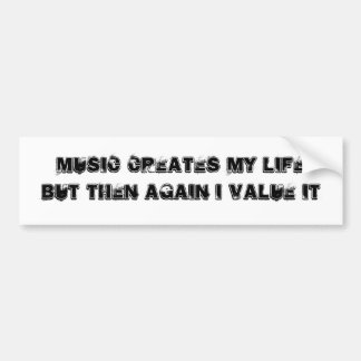 Pegatina para el parachoques de la seguridad