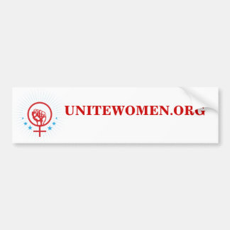 Pegatina para el parachoques de la solidaridad