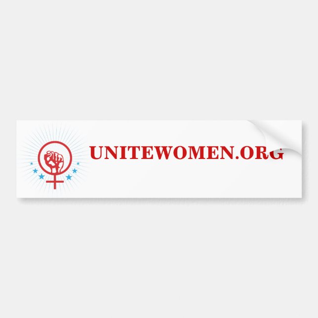 Pegatina para el parachoques de la solidaridad (Frente)