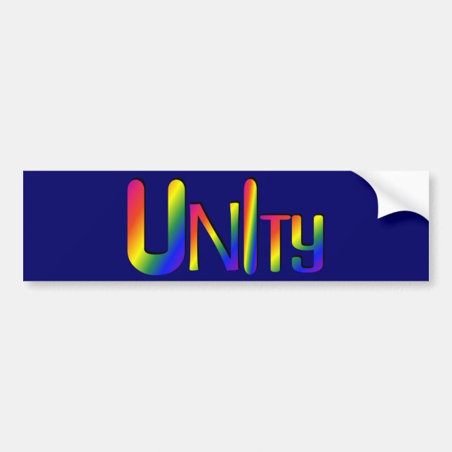 Pegatina para el parachoques de la unidad (Frente)
