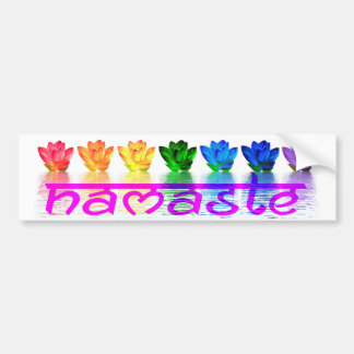Pegatina para el parachoques de la yoga de Namaste