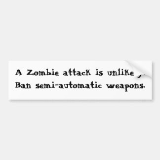 Pegatina para el parachoques de las armas