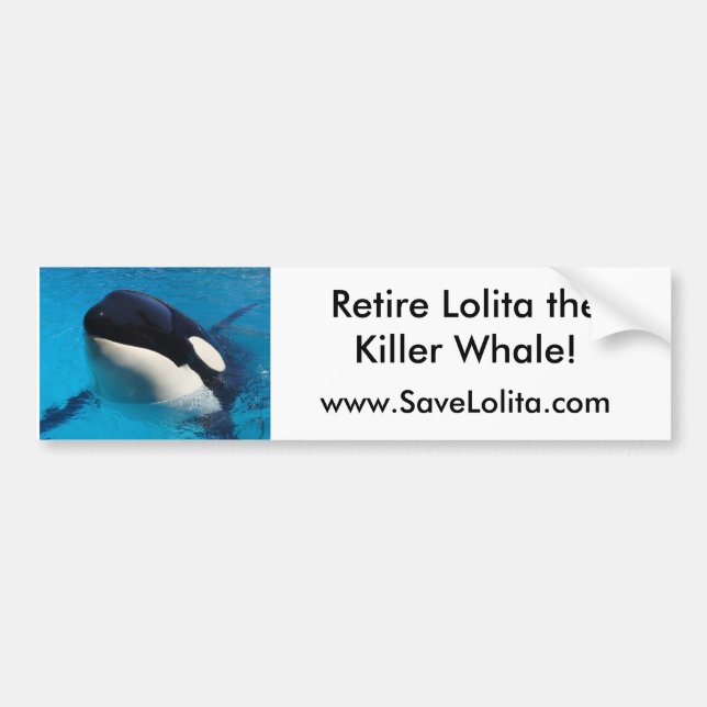 Pegatina para el parachoques de Lolita (Frente)