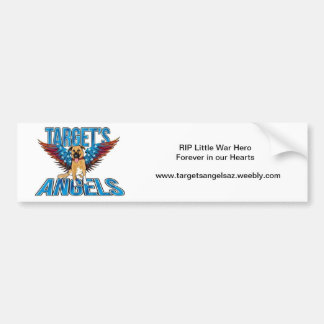 Pegatina para el parachoques de los ángeles de la