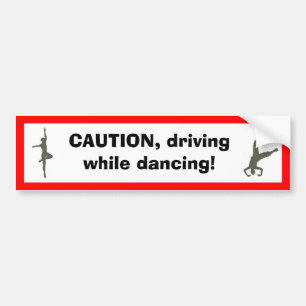 Pegatina para el parachoques de los bailarines