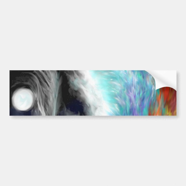 Pegatina para el parachoques de los mares del arco (Frente)