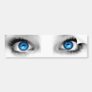Pegatina para el parachoques de los ojos que miran