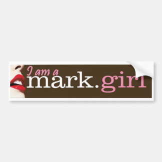 Pegatina para el parachoques de Mark.girl