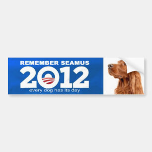 pegatina para el parachoques de obama del romney