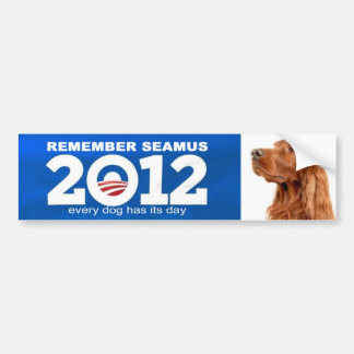pegatina para el parachoques de obama del romney