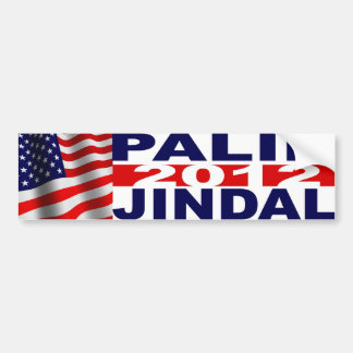 Pegatina para el parachoques de Palin/Jindal