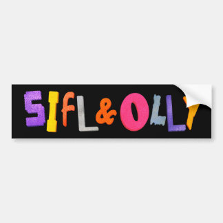 Pegatina para el parachoques de Sifl y de Olly