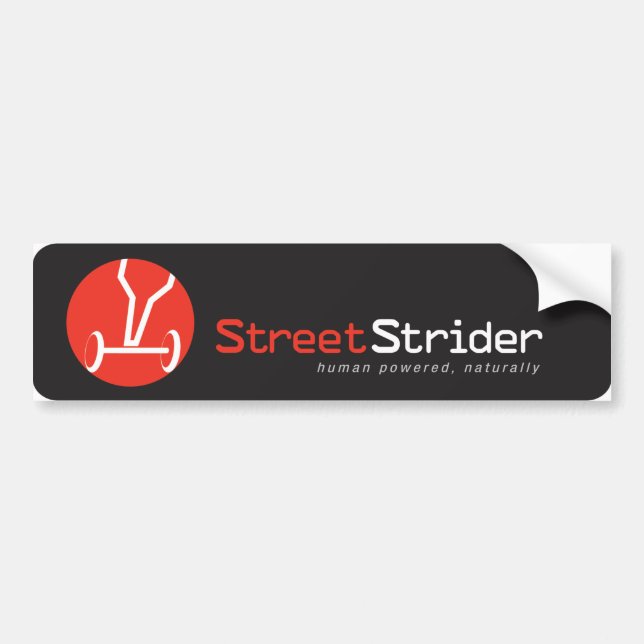 Pegatina para el parachoques de Streetstrider (Frente)