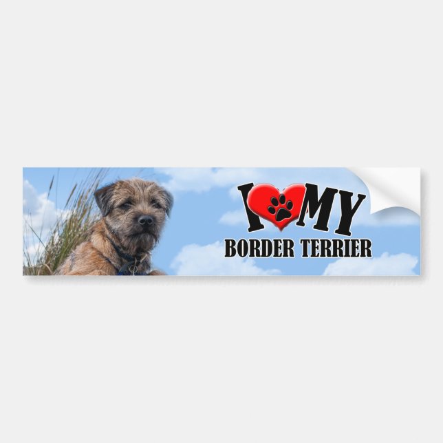 Pegatina para el parachoques de Terrier de (Frente)