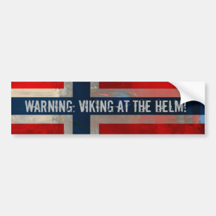 Pegatina para el parachoques de Viking del noruego