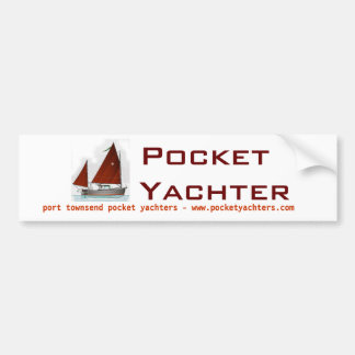 Pegatina para el parachoques de Yachters del