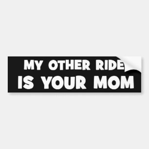 Pegatina para el parachoques de Yo Momma