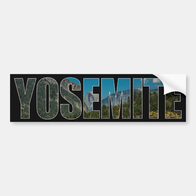 Pegatina para el parachoques de Yosemite (Frente)