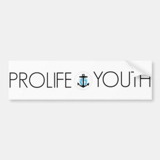 Pegatina para el parachoques del blanco de la CAPA